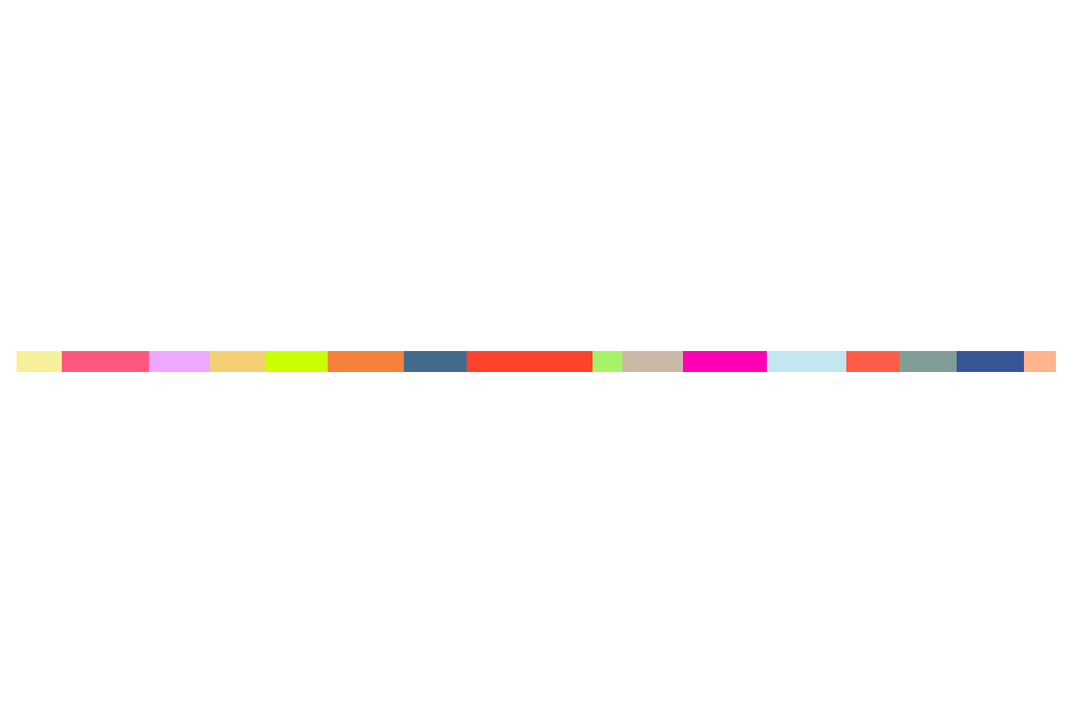 bright multi color strip as part of the Adrienne Key logo